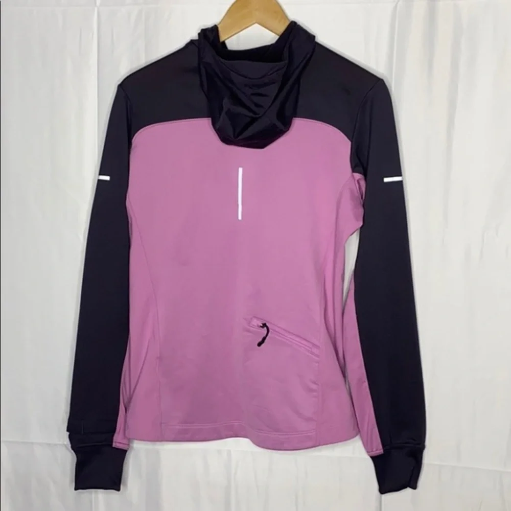 Nike Dri-FIT Running Hooded Long Sleeve Pullover with Thumb Holes